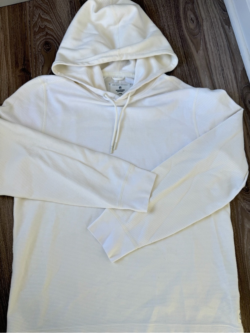 Reigning Champ lightweight waffle standard hoodie